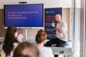 Prof. Dr. Matthias Lindner bei der Lehre